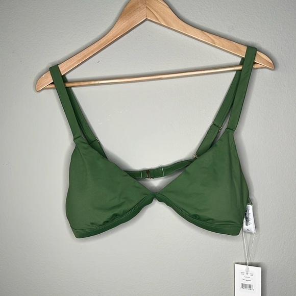 Andie Swim the Caicos Bikini Top in Sea Green Size XL NWT! - Picture 1 of 3